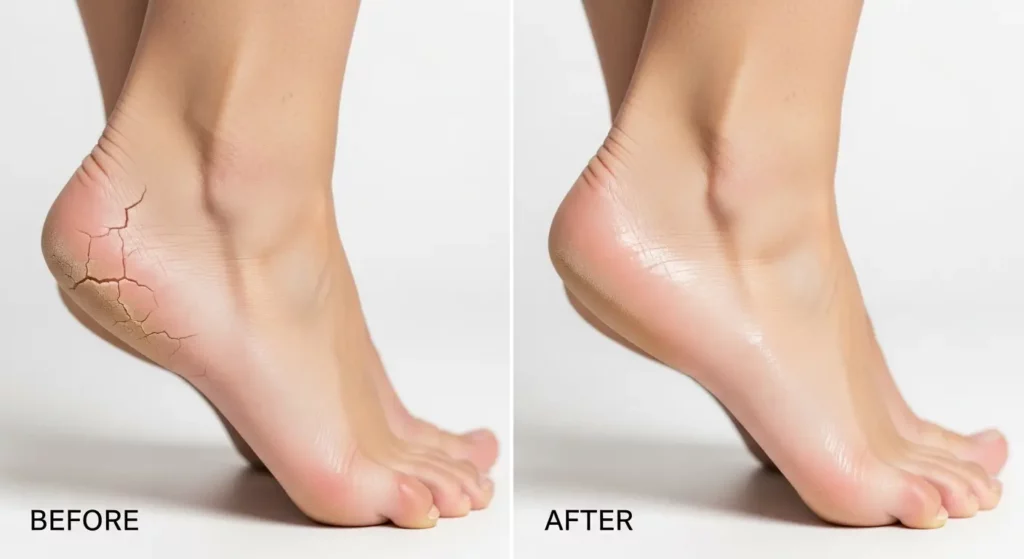 Get rid of cracked heels! Home remedies that heal
