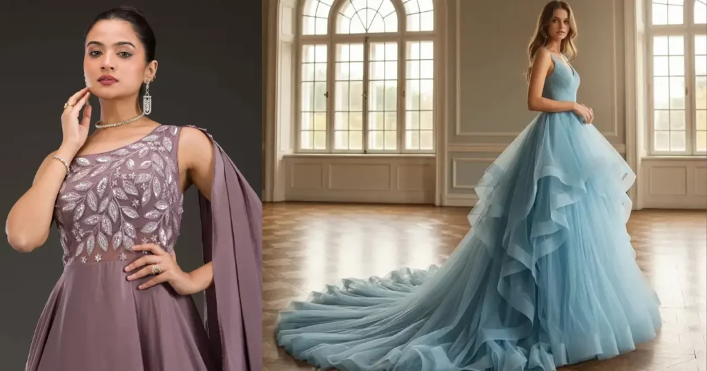 Stylish and royal looking gowns for wedding_result