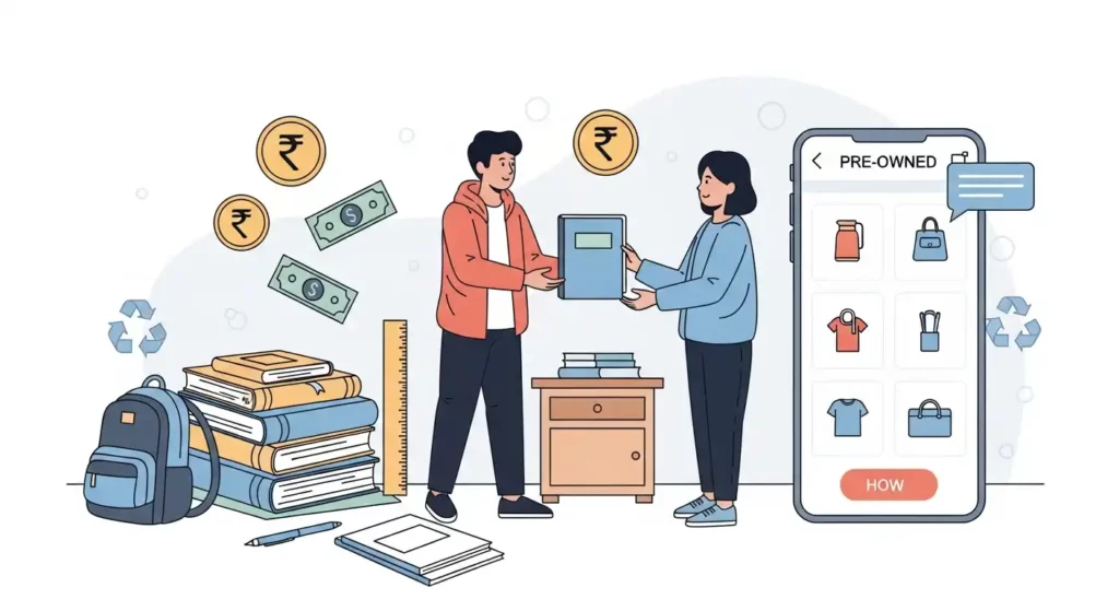 सेकंड हैन्ड और एक्सचेंज चीजों का इस्तेमाल