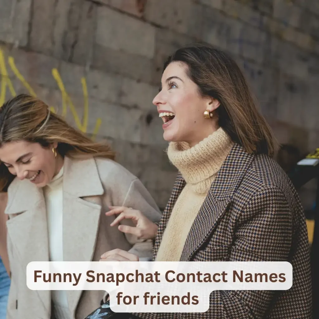 Funny Snapchat Contact Names for friends