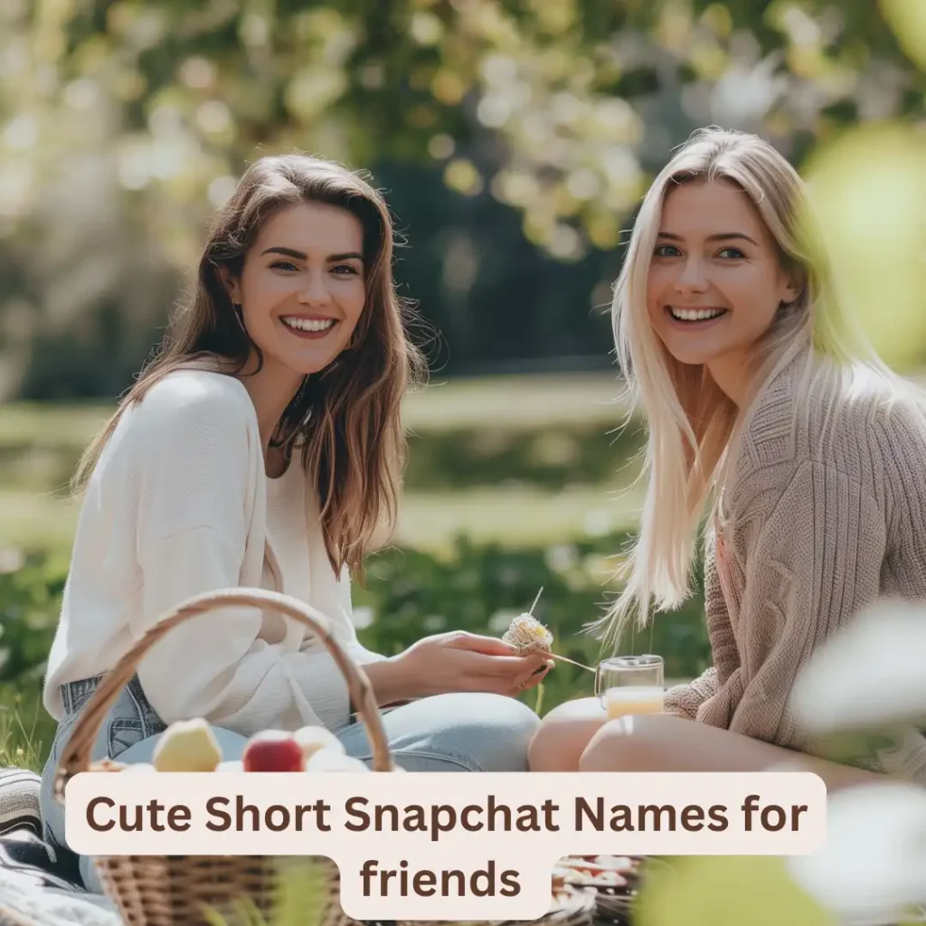 Cute Short Snapchat Names for friends