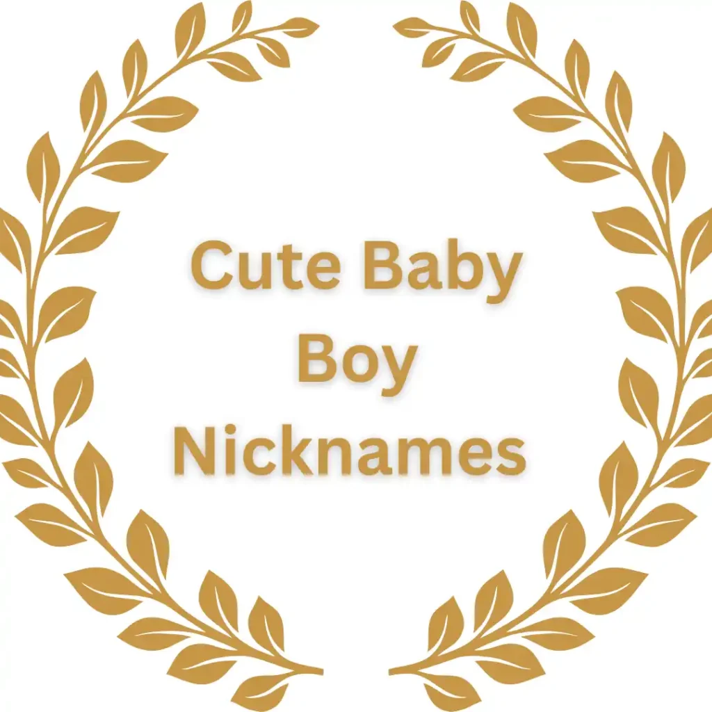 Cute Baby Boy Nicknames 