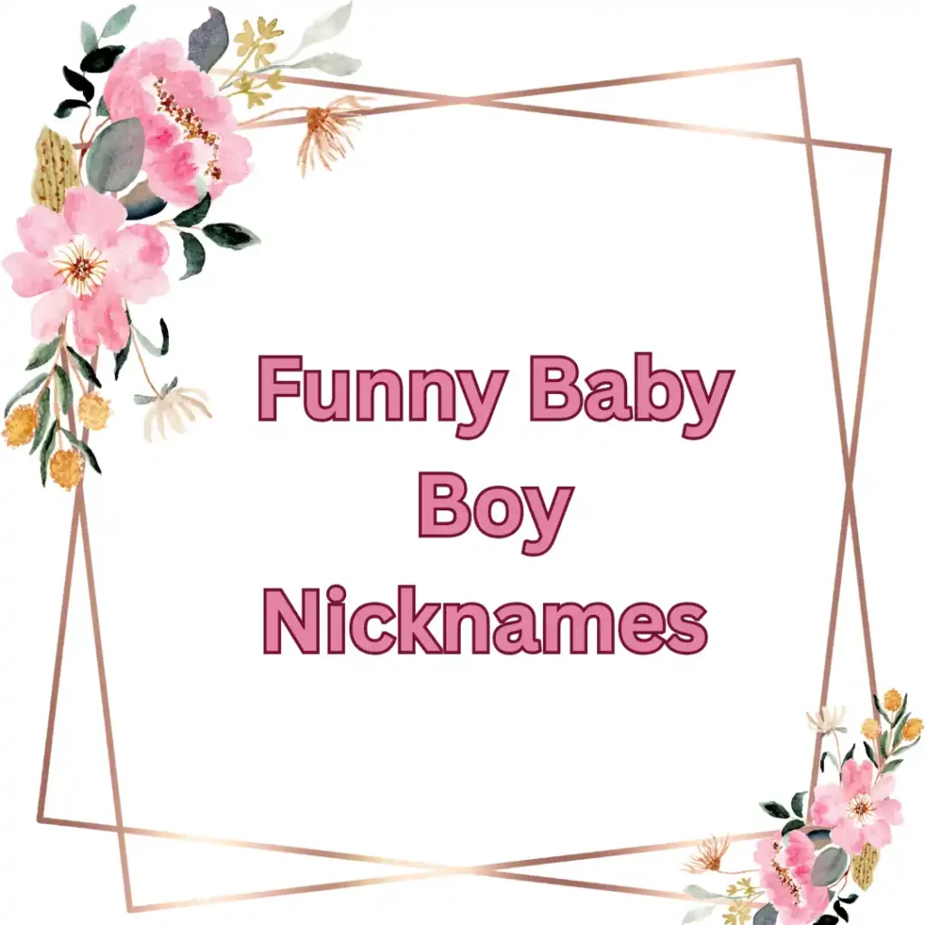 Funny Baby Boy Nicknames 
