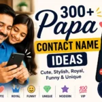 300+ Papa Contact Name Ideas for Mobile Contacts