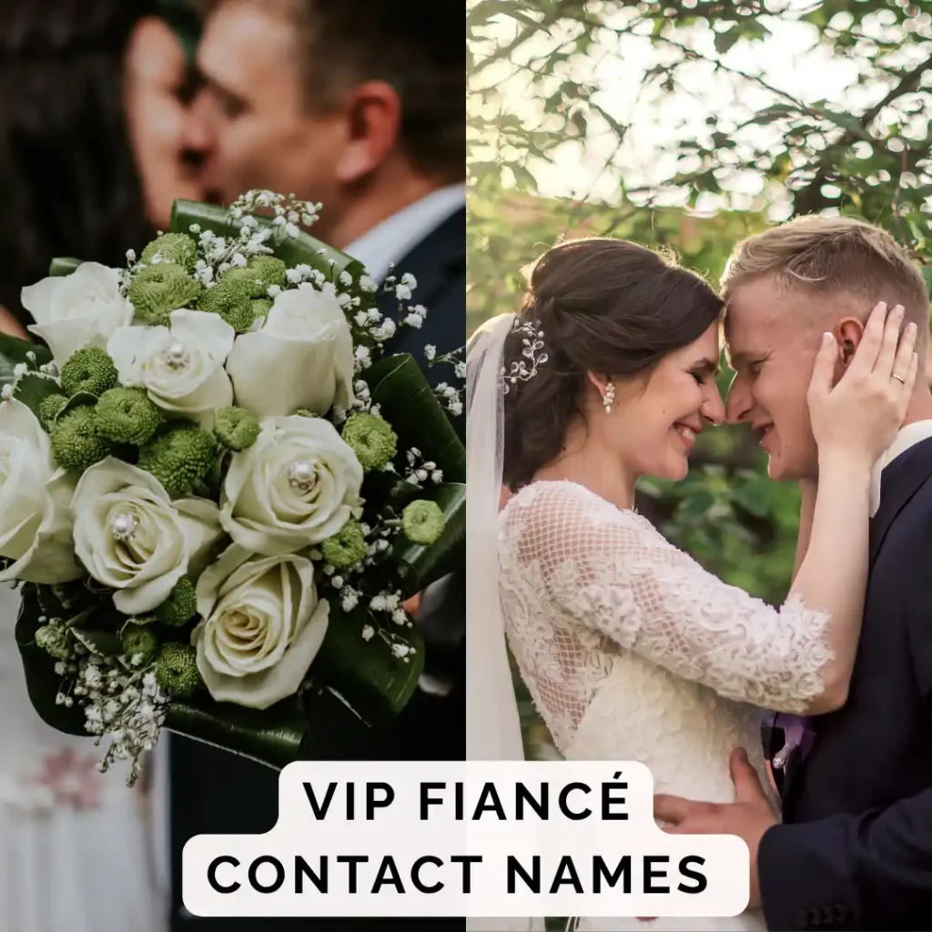  VIP Fiancé Contact Names 
