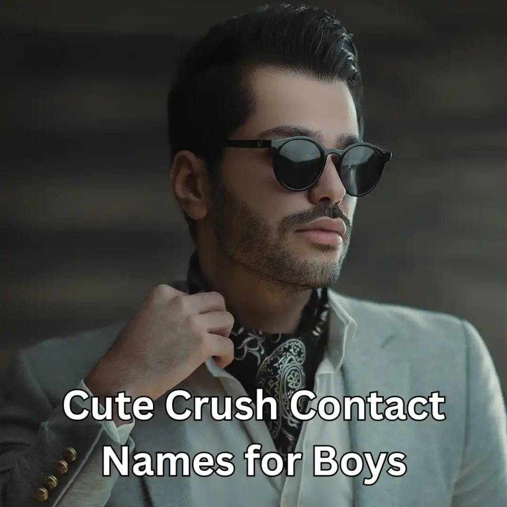 Cute Crush Contact Names for Boys