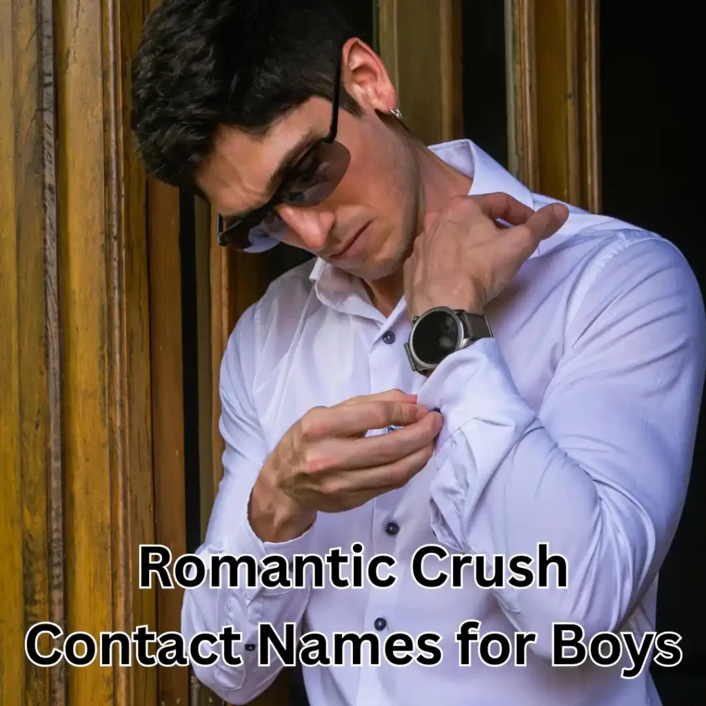 Romantic Crush Contact Names for Boys