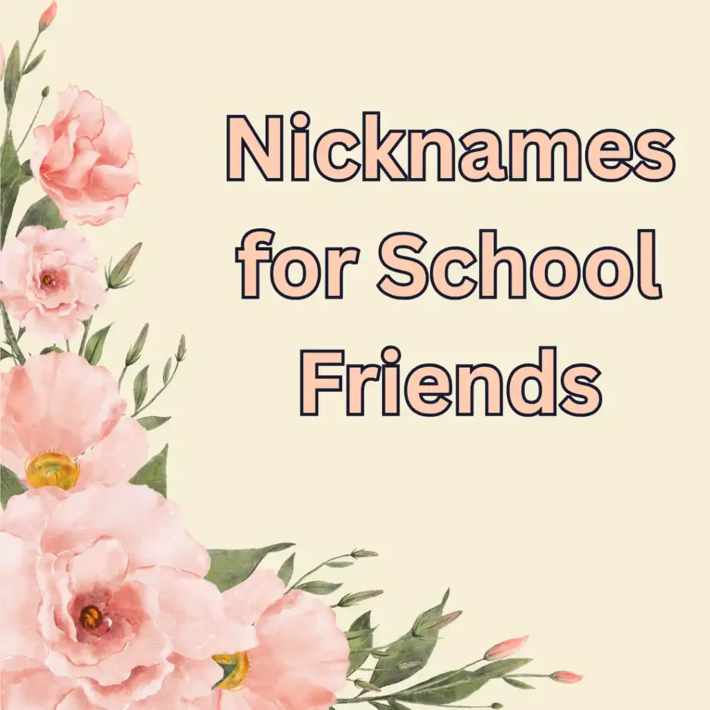Nicknames for School Friends