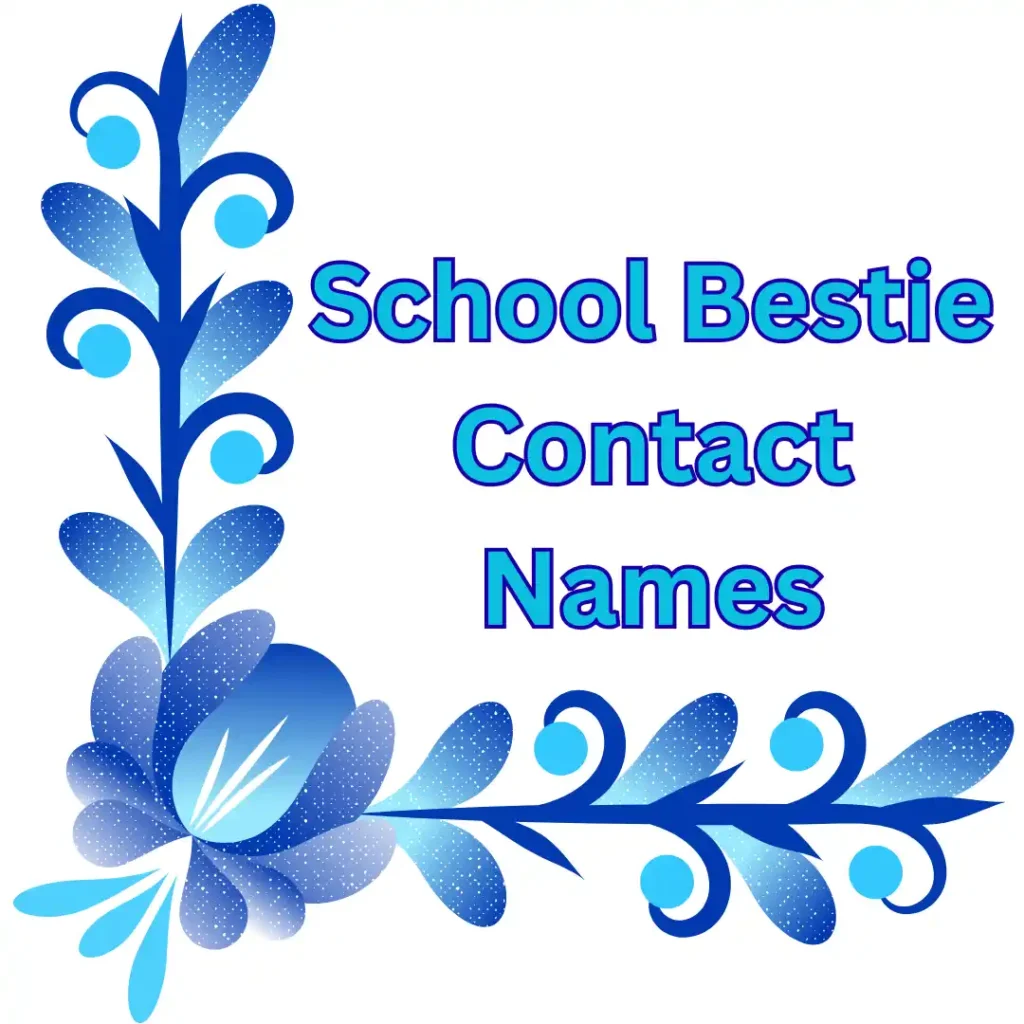 School Bestie Contact Names