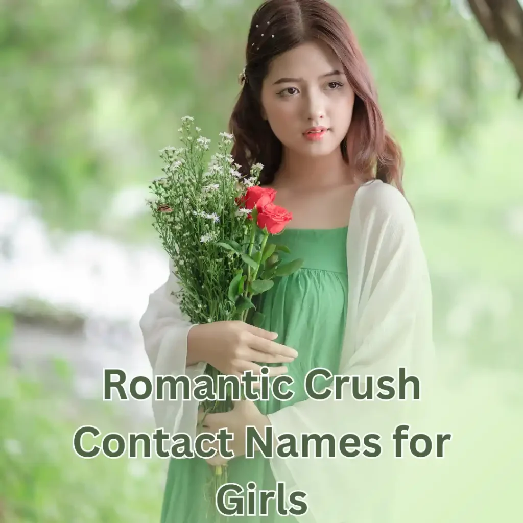 Romantic Crush Contact Names for Girls