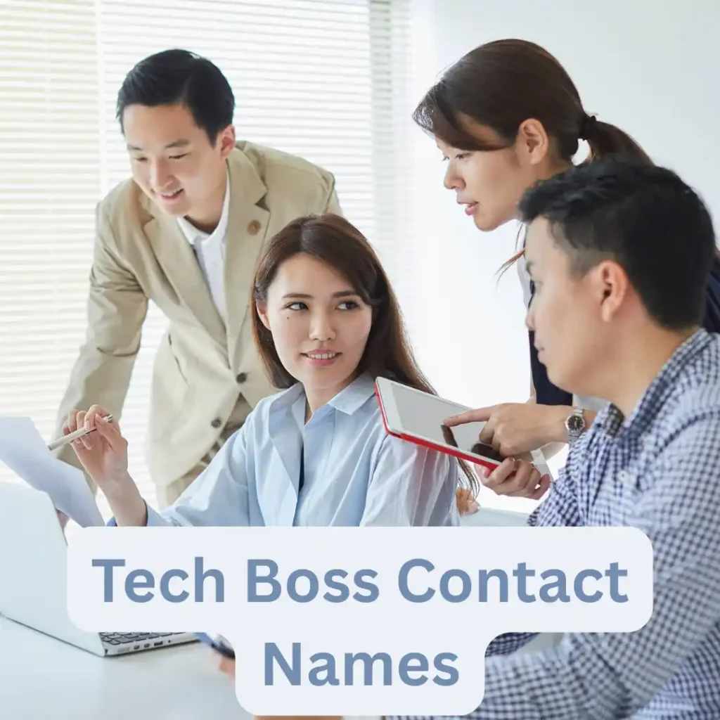 Tech Boss Contact Names