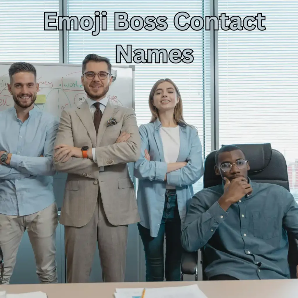 Emoji Boss Contact Names