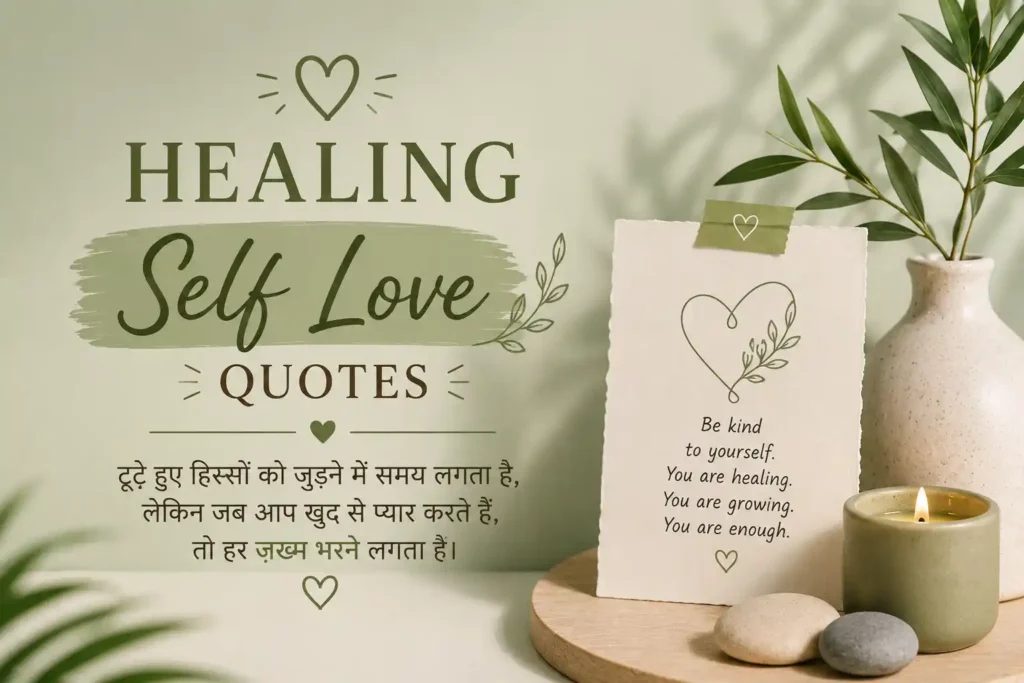 Healing Self Love Quotes in Hindi 