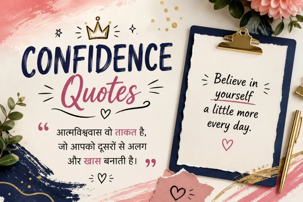 Confidence Quotes in Hindi 