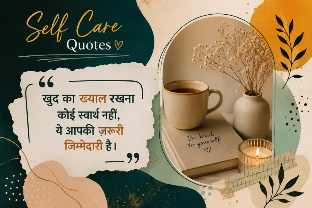 Self Care Quotes in Hindi