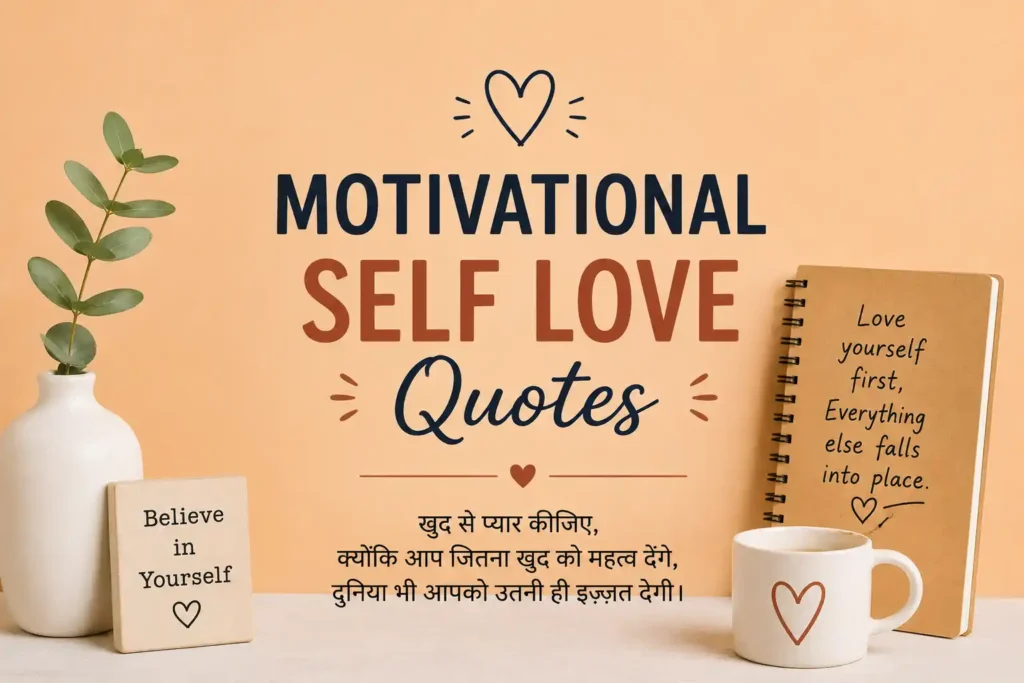 Motivational Self Love Quotes in Hindi 