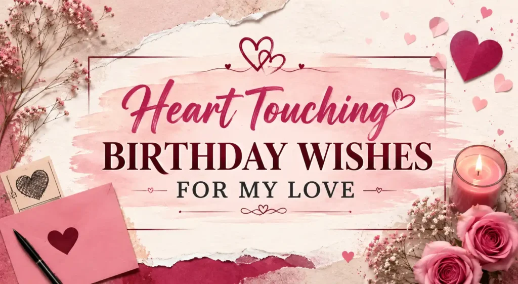 Heart Touching Birthday Wishes for My Love