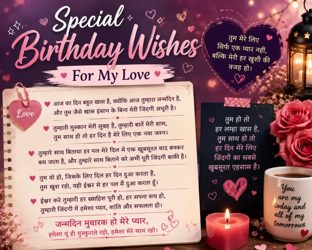 Special Birthday Wishes for My Love