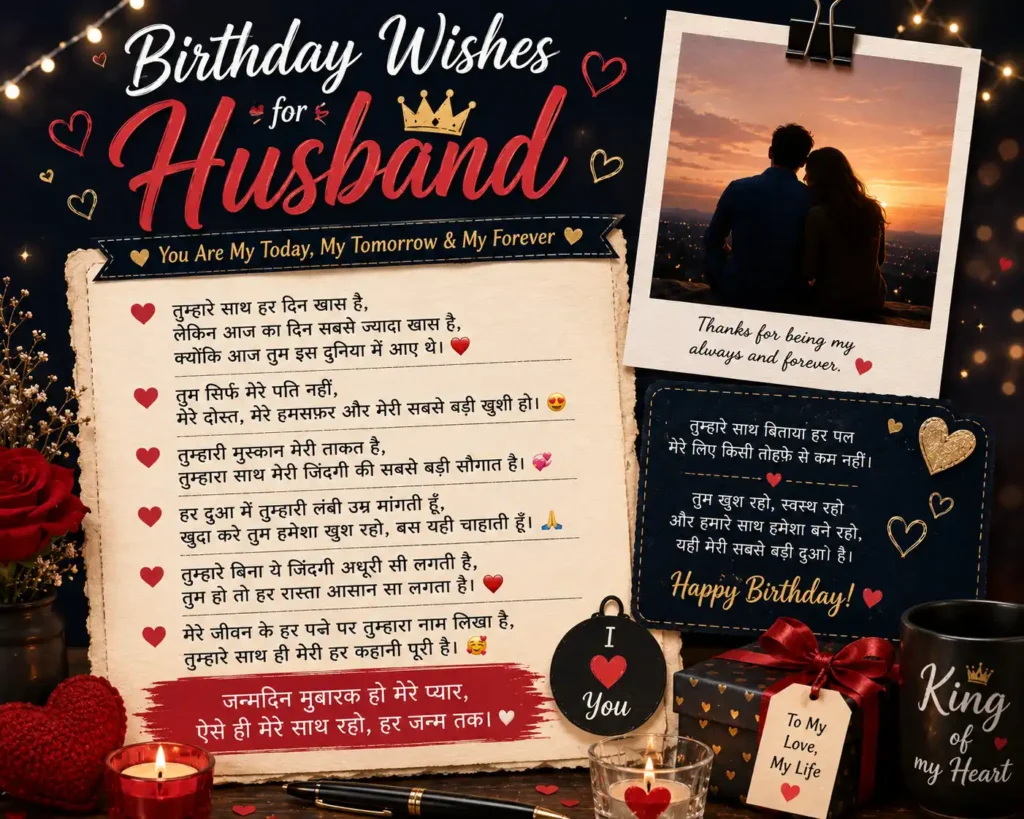  Birthday Wishes for Husband