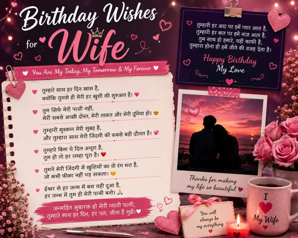 Birthday Wishes for Wife