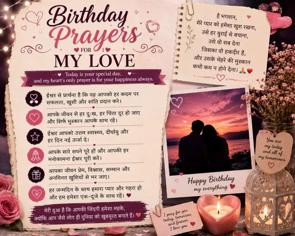  Birthday Prayers for My Love