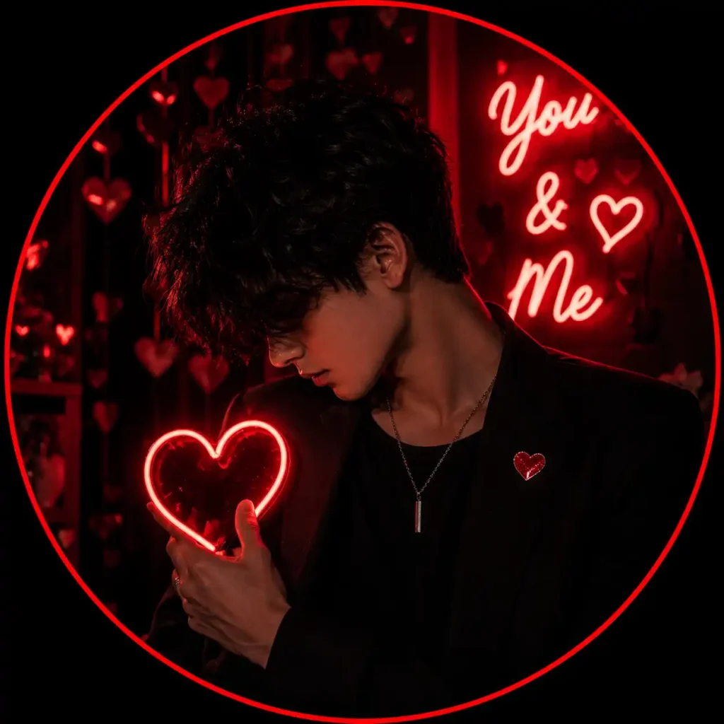 Heart Theme Boyfriend Contact Photos