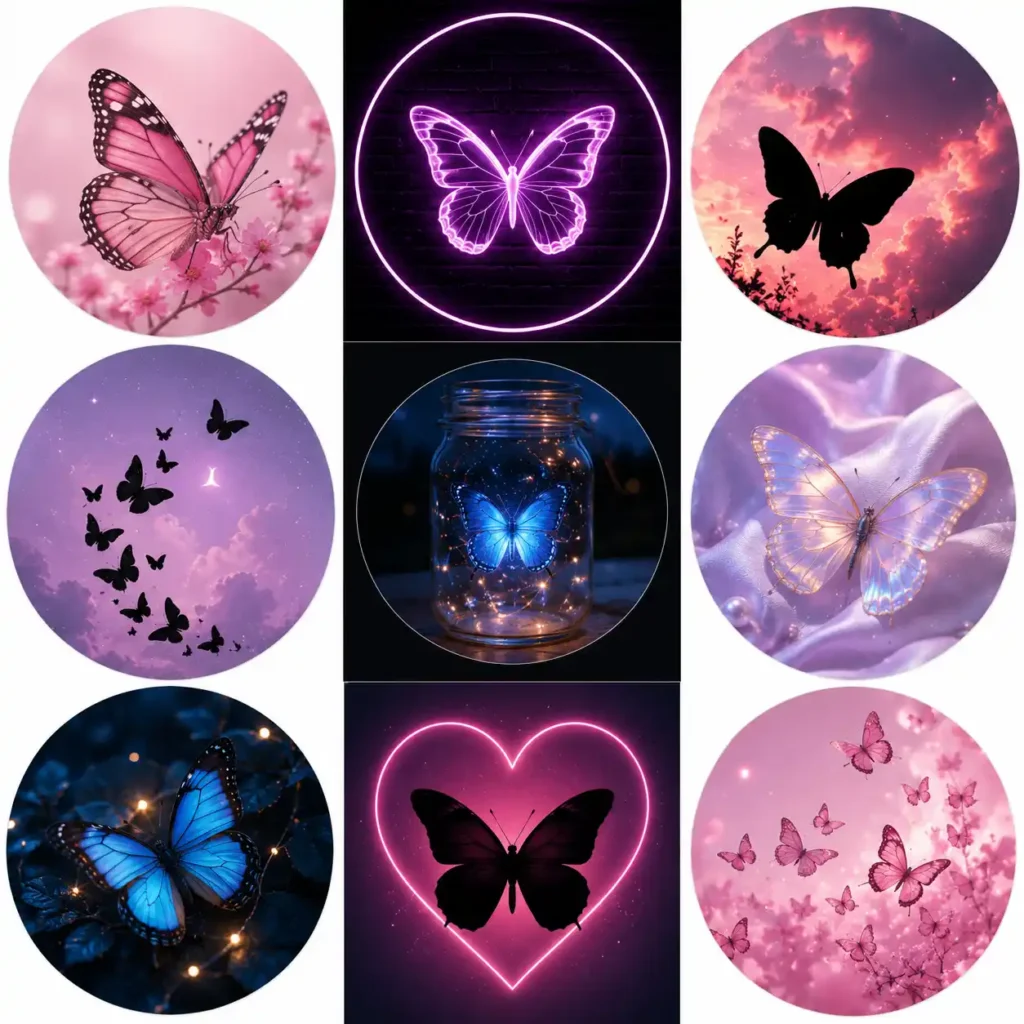 Butterfly Theme Contact Photos