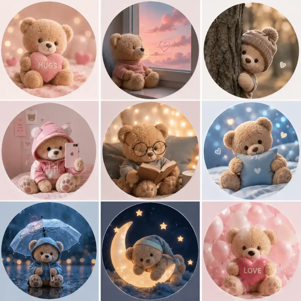 Cute Teddy Contact Photos