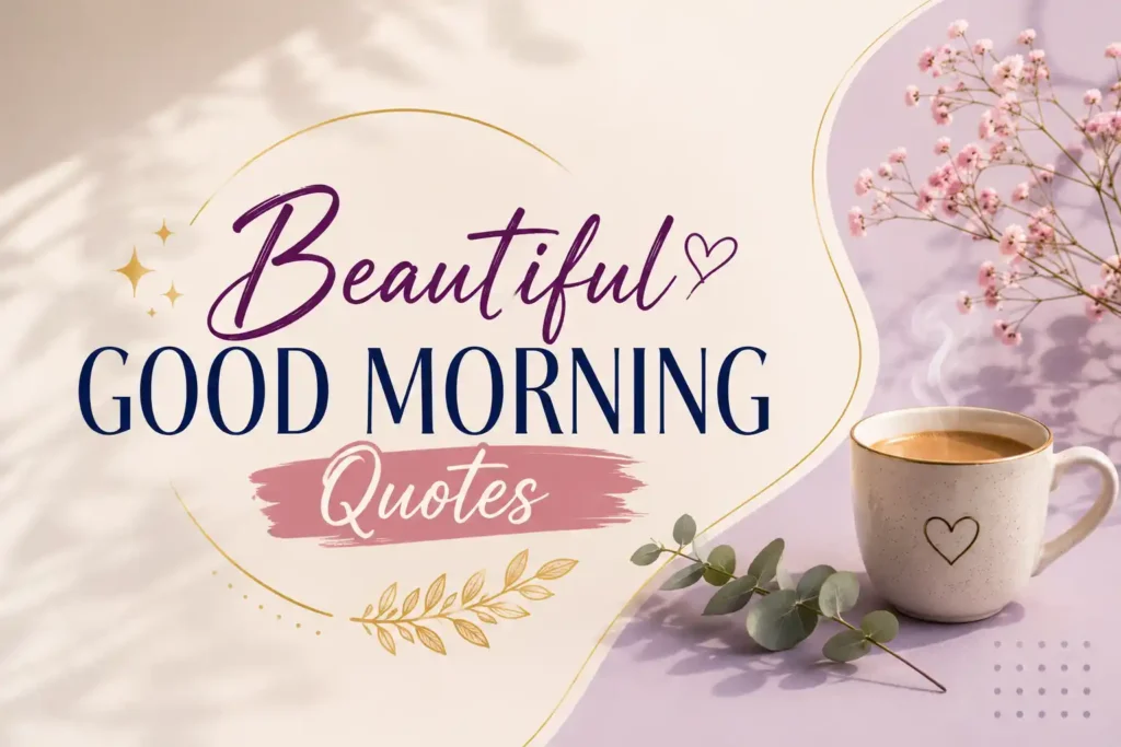 Beautiful Good Morning Quotes