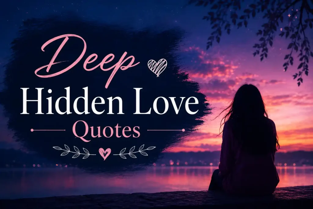 Deep Hidden Love Quotes