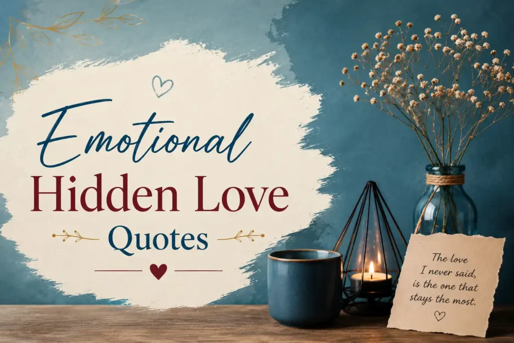 Emotional Hidden Love Quotes