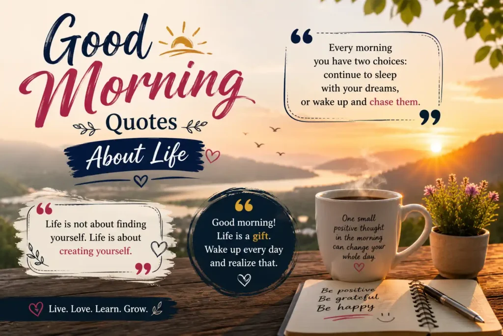 Good Morning Quotes About Life