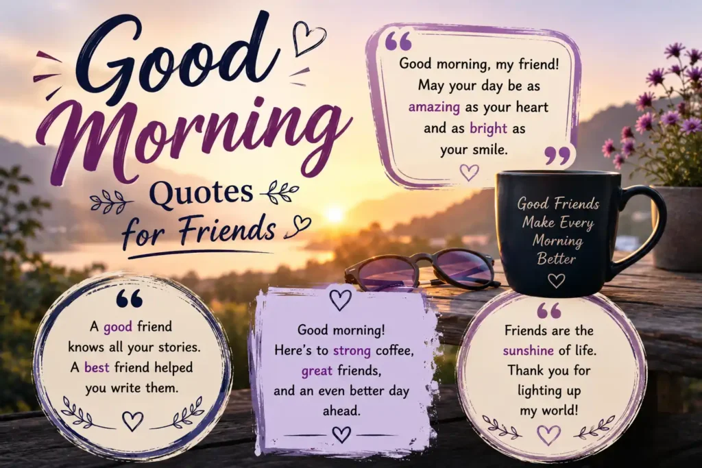 Good Morning Quotes for Friends