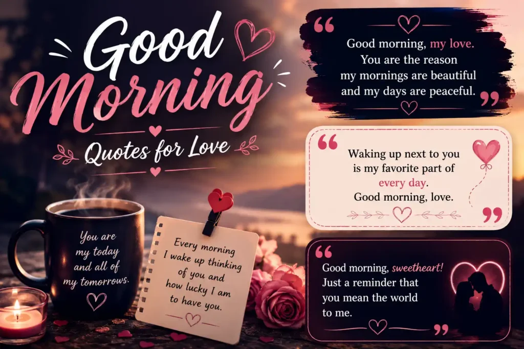 Good Morning Quotes for Love