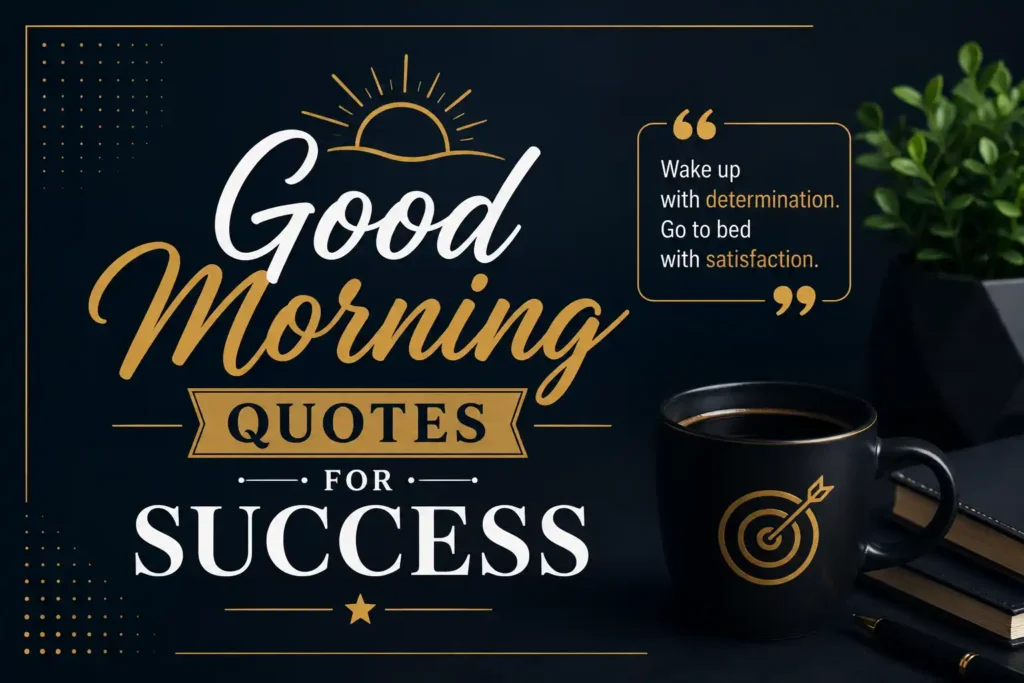 Good Morning Quotes for Success