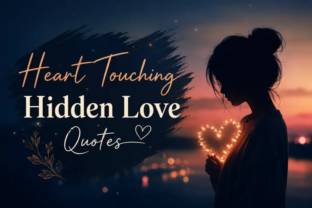 Heart Touching Hidden Love Quotes