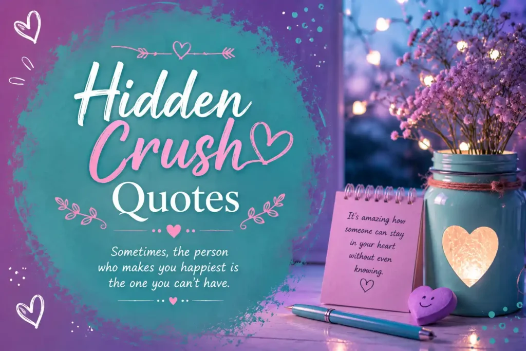 Hidden Crush Quotes
