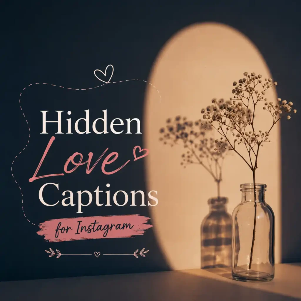Hidden Love Captions for Instagram