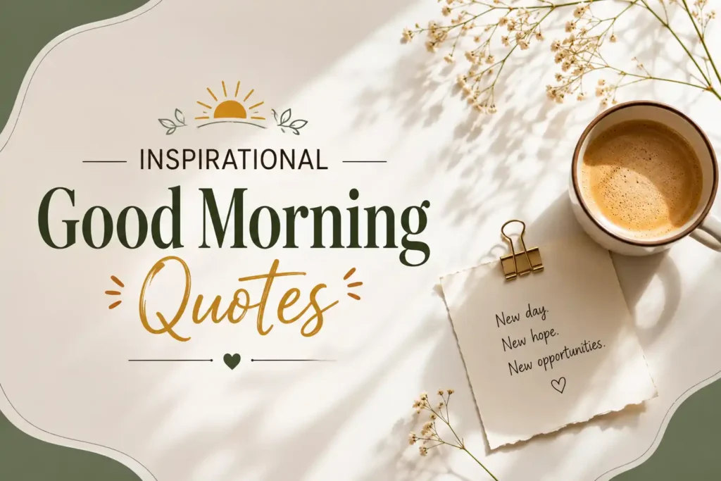 Inspirational Good Morning Quotes