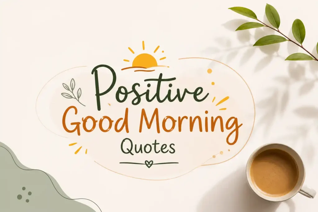 Positive Good Morning Quotes