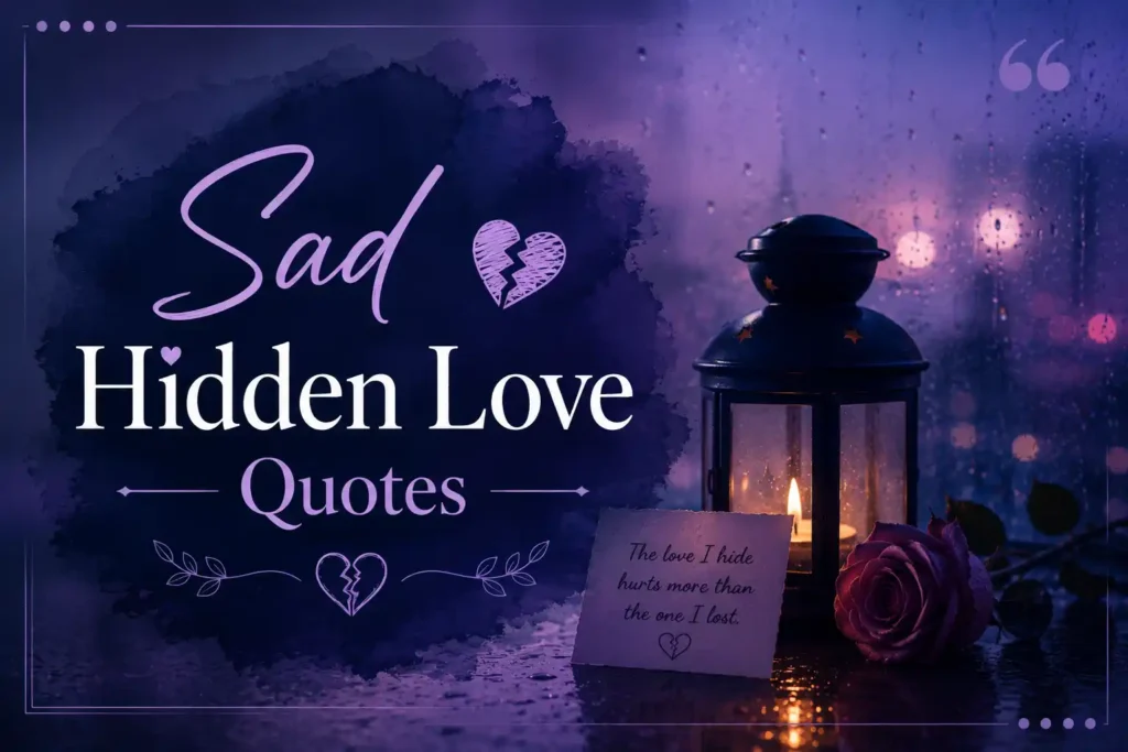 Sad Hidden Love Quotes