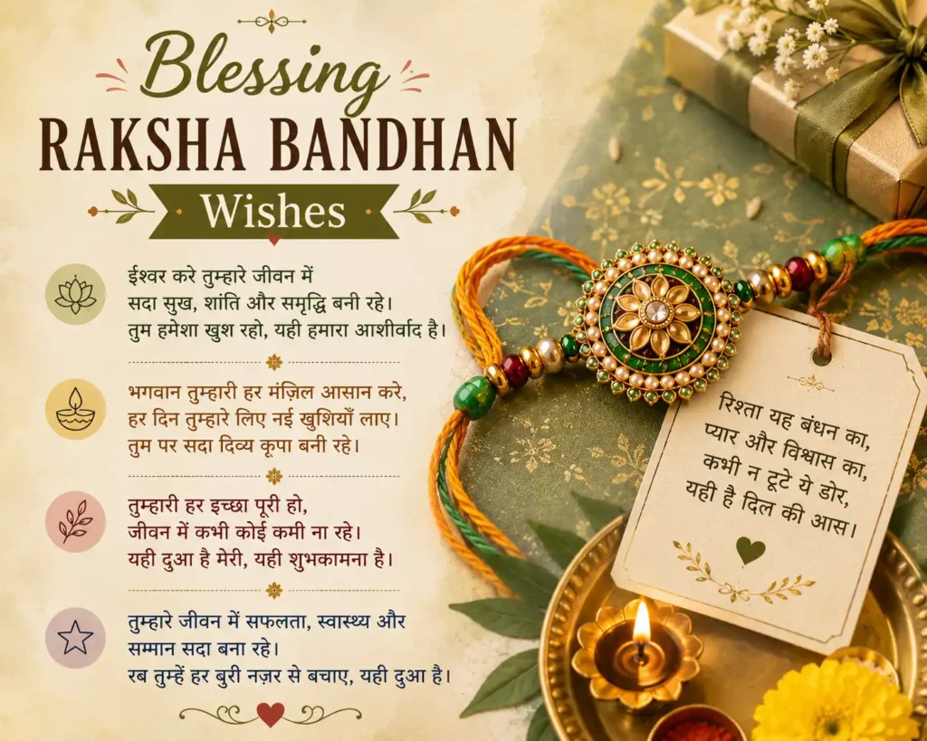 Blessing Raksha Bandhan Wishes