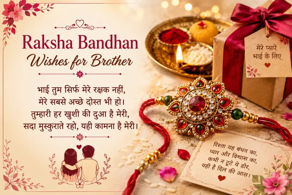 Raksha Bandhan Wishes for Brother