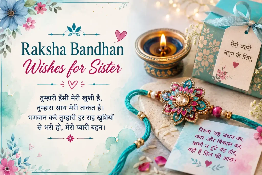 Raksha Bandhan Wishes for Sister