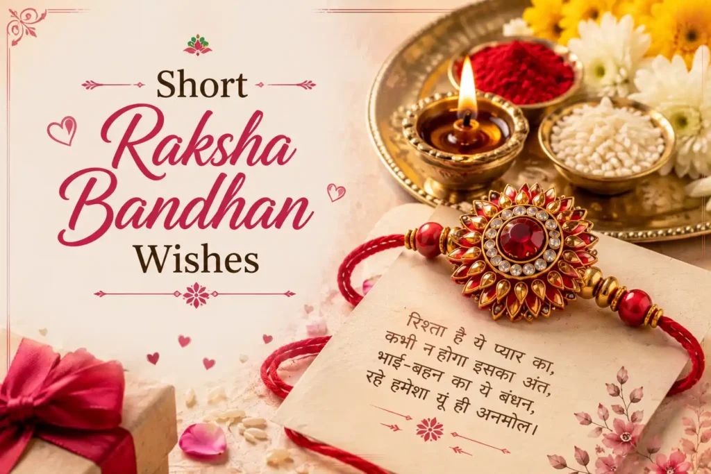 Short Raksha Bandhan Wishes